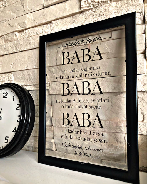 Baba Geschenk, Anne Geschenk, Vatertag, Babalar günü, Anneler Günü, Geburtstaggeschenk Eltern, Geschenkideen für Eltern