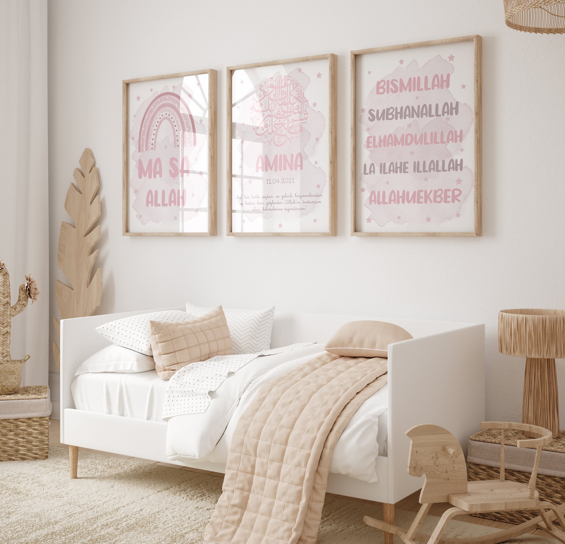 Islamische Wandbilder, Islamische Poster, Islamische Dua Poster, Islamische Baby Poster