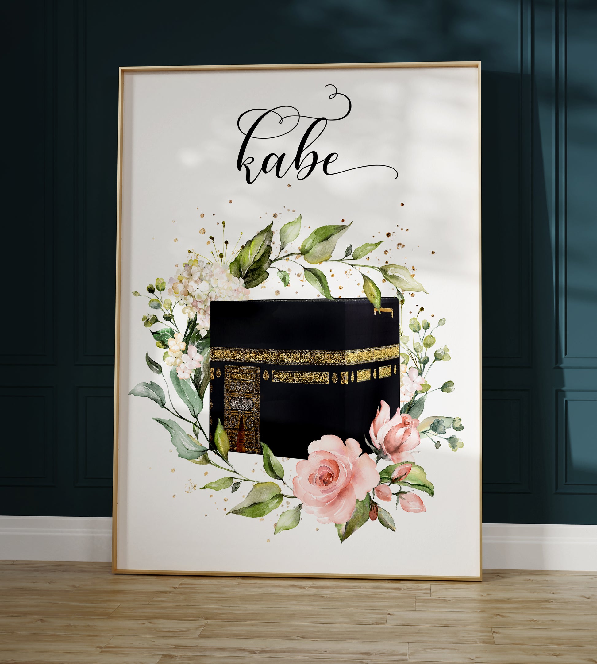Islamische Wandbilder, Islamisches Poster, Kabe Poster, Kaaba Poster, Islamische Wanddekoration