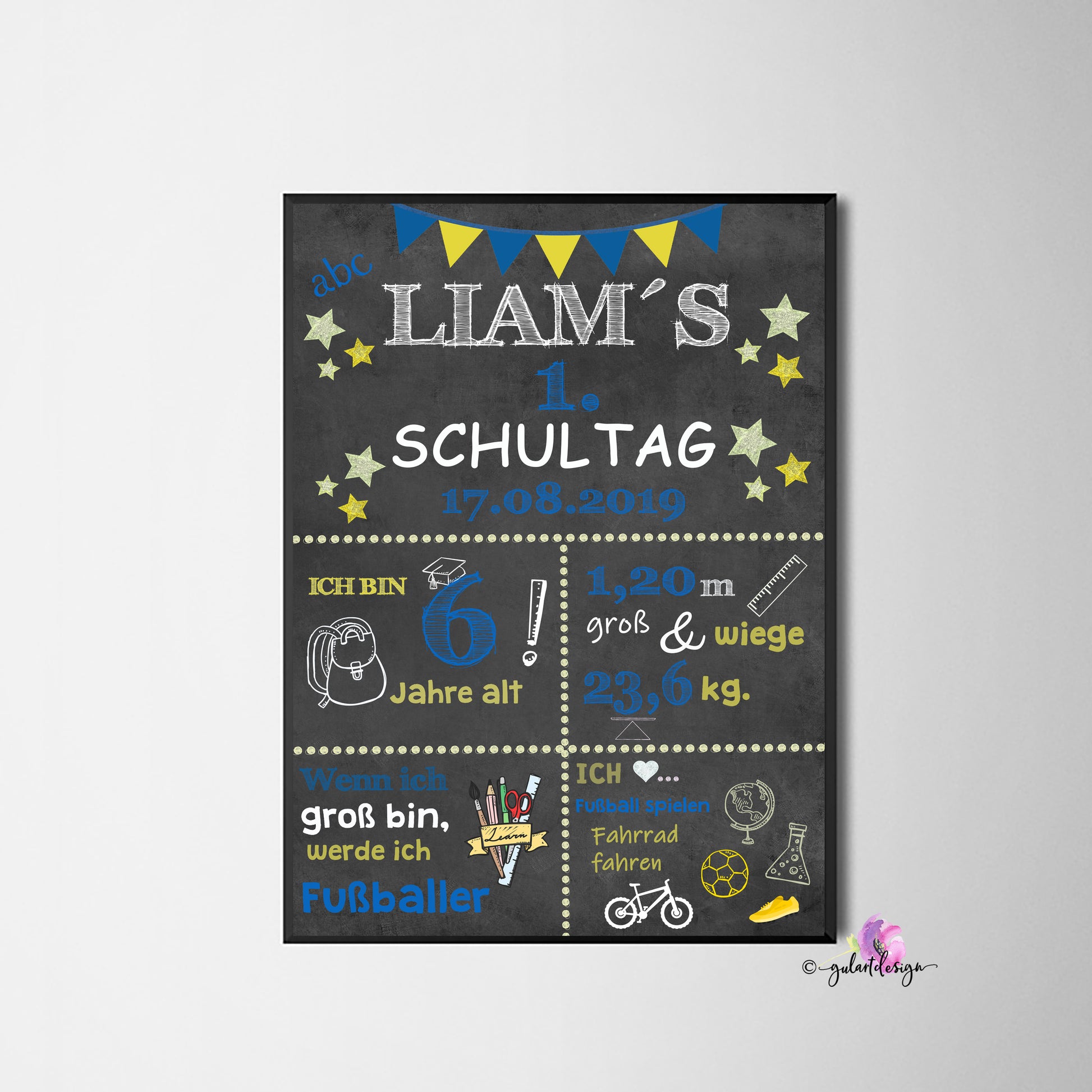 Einschulung 2025, Einschulungstafel, Zur Einschulung, 1. Schultag, Einschulung Geschenk, Einschulung